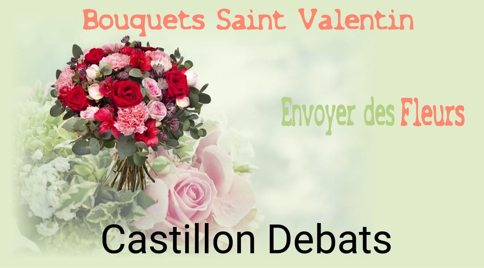 Roses de Saint-Valentin livrées à Castillon-Debats